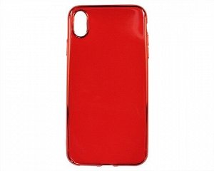 Чехол iPhone XS Max Глянец (красный)