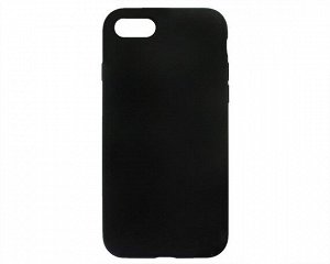 Чехол iPhone 7/8/SE 2020 Liquid Silicone FULL (черный)