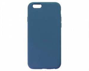 Чехол iPhone 6/6S Liquid Silicone FULL (темно-синий)