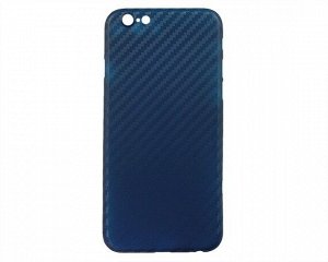 Чехол iPhone 6/6S Ультратонкий карбон (синий)