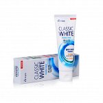 Зубная паста «Classic White» отбеливающая двойного действия с микрогранулами с ароматом мяты и ментола (туба в коробке) 110г /40