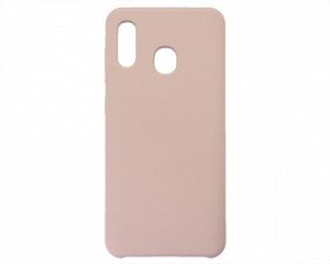 Чехол Samsung A20/A30/M10s Liquid Silicone (розовый песок)