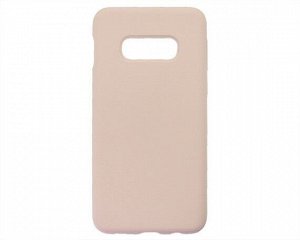 Чехол Samsung G970F S10e Liquid Silicone FULL (розовый песок)