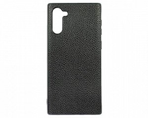Чехол Samsung N970F Galaxy Note 10 Экокожа (черный)
