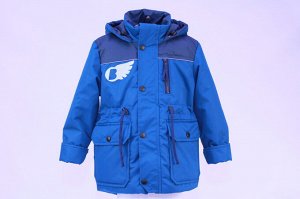 Василек Современная куртка для мальчика из непромокаемых и непродуваемых тканей с дополнительной пропиткой, которая позволяет дополнительно изолироваться от проявлений неблагоприятной погодной среды в