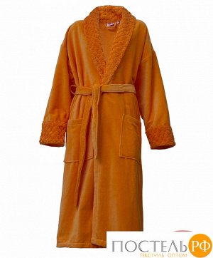 H0000815 Махровый халат S "ANGORA", оранжевый, 100% Хлопок жен.