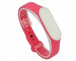Ремешок Xiaomi Mi Band 3/4 силиконовый розово-белый #5