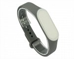 Ремешок Xiaomi Mi Band 3/4 силиконовый серо-белый #9