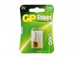 Батарейка 9V КРОНА GP Super 6F22 1-BL, цена за 1 штуку