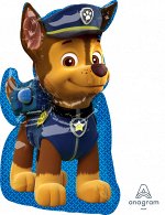 1207-2749, 3449502 Шар-фигура, фольга, &quot;Щенячий патруль Чейз/Paw Patrol&quot; (AN), 23&quot;/58 см х 31&quot;/78 см, инд. уп.