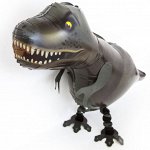 R876, ОХ911 Шар-фигура ходячая, фольга, &quot;Динозавр Тираннозавр&quot; (Falali), 28&quot;/71 см, инд. уп.