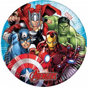 87963 Тарелка бумажная "Мстители-2/Mighty Avengers", 20 см, 8 шт.