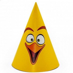 701001 Колпак "Angry Birds", желтый, 6 шт.