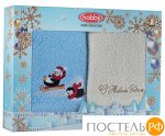 H0000320 Махровое полотенце 30х50*2 &quot;Новогодний&quot; А13, 100%Хлопок, , шт