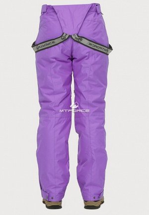 Женский зимний костюм горнолыжный розового цвета 01856R