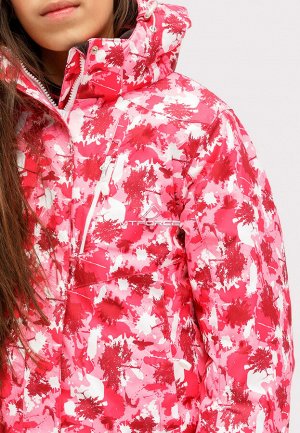 Подростковый для девочки зимний костюм горнолыжный розового цвета 01773R
