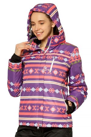Женский зимний костюм горнолыжный фиолетового цвета 01795F
