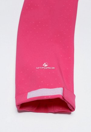 Женская осенняя весенняя ветровка softshell малинового цвета 18125М