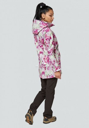 Женский осенний весенний костюм спортивный softshell розового цвета 01922-2R
