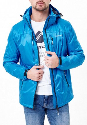 Мужская осенняя весенняя молодежная куртка голубого цвета 1913Gl