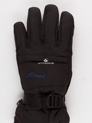 Женские зимние горнолыжные перчатки черного цвета 971Сh