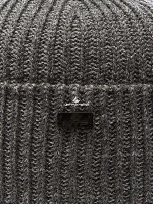 Шапка зимняя балтимор серого цвета 5903Sr