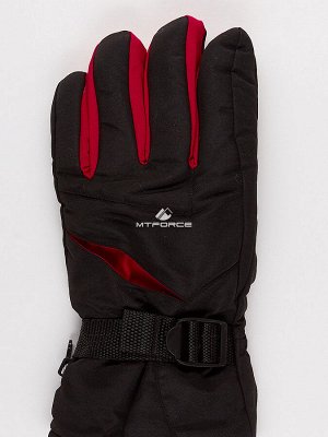 Мужские зимние спортивные перчатки красного цвета 981Kr