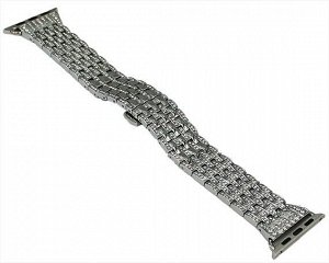 Ремешок Watch Series 38mm/40mm crystal band серебро