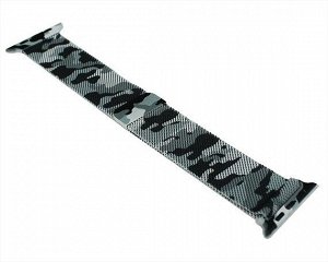Ремешок Watch Series 42mm/44mm Milanese Loop серый камуфляж