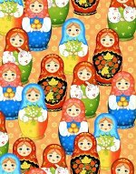 Полотенце вафельное кухонное &quot;Матрёшки-1&quot;