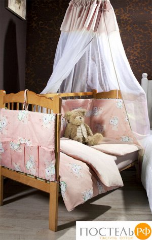 115124260-26 Комплект постельного белья "Dreammy" розовый (Подарочная Коробка)