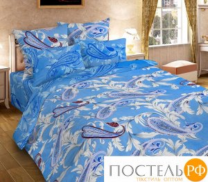 Подушка-одеяло трансформер м/у Огурцы синие рис. 97 1,5 сп