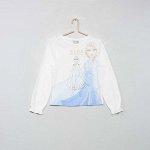 Футболка &#039;Холодное сердце&#039; - белый