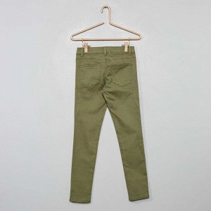 Облегающие брюки - зеленый лишайник