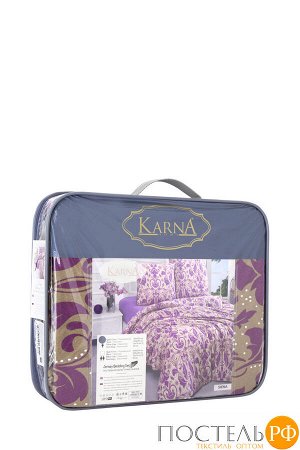 125/10 Постельное белье "KARNA" трикотажное Евро SIENA