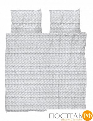Комплект постельного белья "Оригами" Серый 2017 200х220 см (Пакет ПВХ)