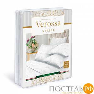 КПБ "Verossa" Stripe Евро Серебряный вальс КПБ VRT 2501 4643/1+4727/1 ST13 23 (Чемодан ПВХ)