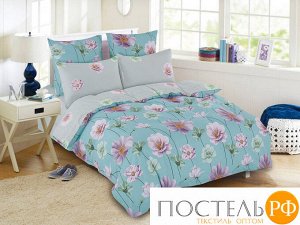 КПБ Cleo Поплин "Pure Cotton" полуторный 145*215*1 150*220*1(±5) 70*70*2(±2) 15/108-PC