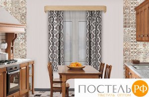 Набор штор для кухни: портьера - trc290018 + гардина - trc296636
