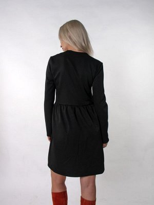 Платье-рубашка пл329 черная