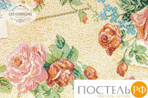 Шторы гобелен 'Rose delicate' 100х240 см - 2 шт (лента)