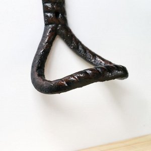 Крючок декоративный металл "Лассо" 16,5х9х8,5 см
