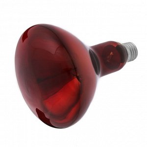 СИМА-ЛЕНД Лампа инфракрасная, 250 Вт, Е 27, 220В, длина волны 2500 нм, красная колба