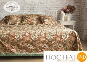 Покрывало на кровать гобелен 'Art Nouveau Lily' 260х240 см