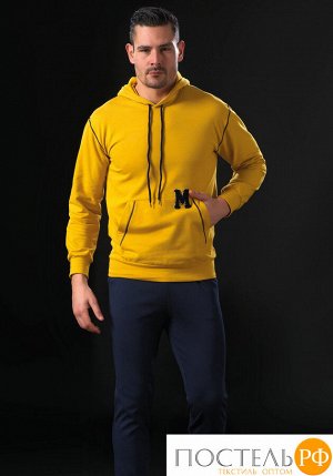 Спортивный костюм для мужчин с капюшоном Manam MU_9023 Желтый 50