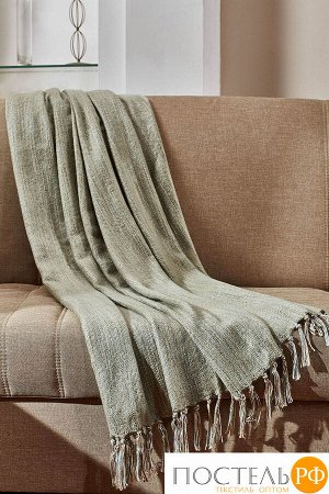 12341319-40 Плед Mohair 130х190 оливковый