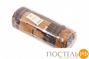 Плед "Vandyck", ТМ "Luxberry", р-р: 130 х 170см, Шерсть 70%, полиамид 30%, цвет: оранжевый/зеленый