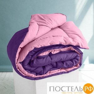 Одеяло 'Sleep iX' MultiColor 250 гр/м, 175х205 см, (цвет: Магнолия+Темно-Фиолетовый) Код: 4605674221742