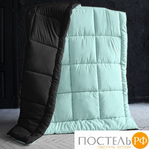 Одеяло 'Sleep iX' MultiColor 250 гр/м, 220х240 см, (цвет: Черный+Нежно-голубой) Код: 4605674202222