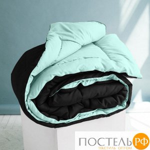 Одеяло 'Sleep iX' MultiColor 250 гр/м, 175х205 см, (цвет: Черный+Нежно-голубой) Код: 4605674201720